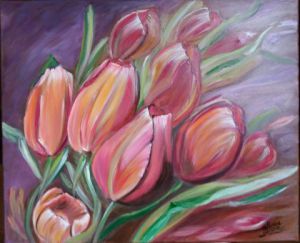 Voir le détail de cette oeuvre: le bouquet de tulipes